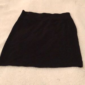 Mini black skirt